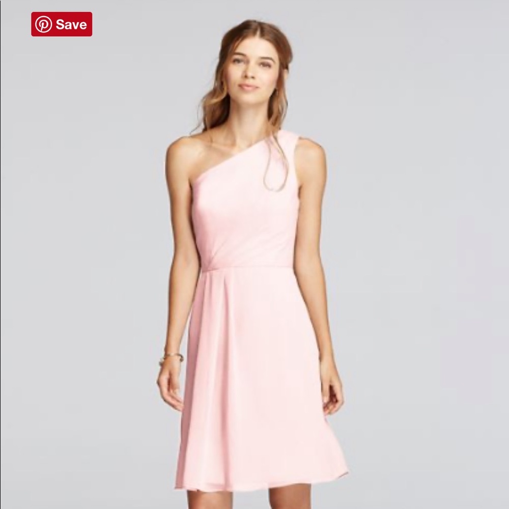Red (Apple) bridesmaid one shoulder dress size 8